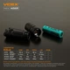 Фонарик ручной Videx 1700Lm 20 Вт мощный светодиодный с аккумулятором 21700 4000 мАч USB Type-C с индикатором заряда водонепроницаемый алюминиевый корпус для туризма и профессионального использования - изображение 9