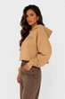 Кофта женская однотонная коричневого цвета Fashion размер 42-44 (217739) - изображение 2