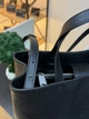 Сумка жіноча Armani Exchange шопер тоут крос-боді через плече чорна з фактурним тисненням - изображение 11