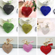 Брелок Swarovski Color Heart золотистый для украшения телефона - изображение 5