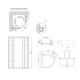 Lidz Latwa SC80x80.SAT.MID.GR Душевая кабина полукруглая, стекло тонированное 4 мм + Lidz Душевой поддон KAPIELKA - изображение 2