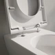 Rimless/Silent Flush подвесной унитаз в комплекте с сиденьем slow closing LAUFEN PRO X H8668600000001, белый - изображение 5