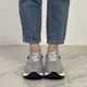 Женские кроссовки ITstyle из натуральной кожи Серые 38 (50643) - изображение 8