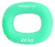 Еспандер кистьовий силіконовий PowerPlay PP-4337 Hand Grip Medium 20 кг. Зелений (PP_PP_4337_Green_20kg) - зображення 1