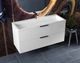 Тумба подвесная Status Juna 120, с умывальником Aria Low 120 - изображение 5