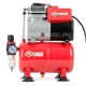 Компресор поршневий Intertool 300 Вт 45 л хв безмасляний з ресивером 3 л для шиномонтажу та аерографії з автоматичним захистом та регулятором - зображення 1