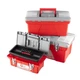 Набір ящиків для інструментів Intertool BX-0513 BX-0516 BX-0518 пластикові з металевими замками 3 штуки органайзер для зберігання - зображення 3