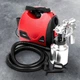 Фарбопульт електричний Intertool BRP 600 Вт HVLP з бачком 1 л та шлангом 1 5 м для фарбування стін авто та нанесення захисних покриттів з регулюванням подачі суміші та ширини факела для швидкого рівномірного нанесення лакофарбових матеріалів - зображення 1