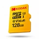 Карта памяти Kodak microSDHC 128GB UHS-I U3 V30 A1 Class 10 до 100MB/s + SD адаптер для телефона, камеры, дрона - изображение 2
