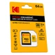 Карта памяти Kodak microSDHC 64GB UHS-I U3 V30 A1 Class 10 до 100MB/s + SD адаптер для телефона, камеры, дрона - изображение 1