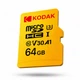 Карта памяти Kodak microSDHC 64GB UHS-I U3 V30 A1 Class 10 до 100MB/s + SD адаптер для телефона, камеры, дрона - изображение 2