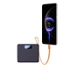 Корпус повербанка K2 на 2 акумулятори 21700, 22,5 Вт, USB-C PD/QC, чорний - изображение 2