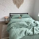 Комплект постельного белья (муслин 4-х слойный) ВЕСЕННЯЯ ЗЕЛЕНЬ полуторный 70/70, Ell Home - изображение 4