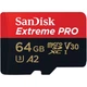 Карта пам'яті SanDisk microSDXC Extreme Pro 64GB UHS-I U3 V30 A2 + SD Adapter (SDSQXCU-064G-GN6MA) [174287] - зображення 2
