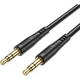 Кабель Hoco UPA24 Smooth 3.5mm to 3.5mm 1m Black (6931474789136) [170921] - зображення 2