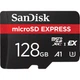Карта памяти SanDisk microSDXC Express 128GB Class 10 UHS-I U3 A1 для Nintendo Switch 2 (SDSQXFN-128G-GN4NN) [174443] - изображение 1