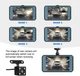 Автомобільний відеореєстратор BT-100 Full HD 1080P з двома камерами, сенсорним екраном 4" та камерою заднього огляду - зображення 7