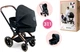 Wózek dla lalki Corolle Cybex Czarny 36–42 cm (9000142070) - obraz 2
