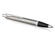 Набір ручок Parker 26 292b242 IM Stainless Steel перова + кулькова та чохол, набір подарунковий перо F - зображення 2