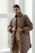 Жіноча стьобана куртка з коміром-стійкою та вишивкою Seventeen XXL-3XL Бежевий (2000000183572) - зображення 2