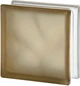 Стеклоблок коричневый "Волна" матовый с 1-ой стороны Brown Wave Sahara 1S 1919/8 - изображение 2