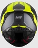Шолом MT Thunder 4 R SV Wind Tunnel, M, Чорний матовий/Жовтий (3080519) - изображение 5