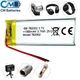 Літій-полімерний акумулятор Li-Po CM 782052 3.7V 1000 mAh із платою захисту PCB — Виводи під пайку (24AWG) - зображення 2