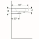 Умивальник Geberit iCon 90x48,5x15,5см (124090000) - изображение 4