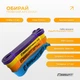 Набор двухслойных резиновых петль Premium 7-63 кг (комплект из 4 шт для фитнеса, тренировок, подтягиваний, резина тренировочная для турника, резинка-эспандер) YL7489758GF - изображение 3