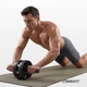 Ролик для пресса EasyFit BLM двойной черный (гимнастический тренажер колесо для мышц) EF-DBL2 - изображение 2