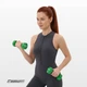 Гантель для фітнесу 1.0 кг EasyFit із вініловим покриттям салатова - зображення 5