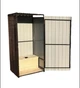Дачний туалет розбірний металевий 97х97х209 см з деревяним сидінням для дачі та приватного будинку - зображення 2