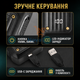 Электробритва-шейвер мужская аккумуляторная сеточная с двойной подвижной сеткой и LED-индикатором 5 Вт Черная - изображение 4