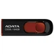 USB флеш накопитель ADATA 64GB C008 Black+Red USB 2.0 - изображение 1