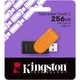 USB флеш накопитель Kingston 256GB DataTraveler Exodia S Black/Orange USB 3.2 - изображение 3