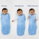 Спальный конверт на молнии SwaddleMe Arms Free Tumbling Tulip (L) - изображение 5