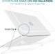 Силиконовый чехол Glitter Case для Apple MacBook Neo 13 A3404 прозрачный с защитой от царапин Clear. - изображение 7
