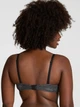 Комплект белья с блеском Victoria's Secret Pink бюстгальтер и трусики тонг 1161432054 (Черный 32B/XS) - изображение 3