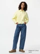 Укороченная рубашка свободного кроя JW ANDERSON UNIQLO в клетку 1159862493 (Желтый XL) - изображение 2