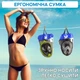 Полнолицевая панорамная L/XL Снорклинг Маска для плаванья VelaSport 1.0 на все лицо для купания ныряния мономаска с трубкой и клапаном с креплением для экшн камеры детские и взрослые Black White - изображение 3