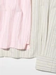 Укороченная рубашка свободного кроя JW Anderson Uniqlo в полоску 1159863176 (Розовый XL) - изображение 7