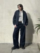 Укороченная рубашка свободного кроя JW Anderson Uniqlo в полоску 1160644867 (Бежевый XXL) - изображение 9