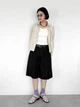 Укороченная рубашка свободного кроя JW Anderson Uniqlo в полоску 1160644867 (Бежевый XXL) - изображение 13