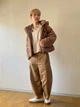 Укороченная рубашка свободного кроя JW Anderson Uniqlo в полоску 1159863184 (Бежевый XXL) - изображение 9
