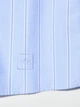 Укороченная рубашка свободного кроя JW Anderson Uniqlo в полоску 1159863185 (Голубой XL) - изображение 6