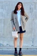 Укороченная рубашка свободного кроя JW Anderson Uniqlo в полоску 1159863185 (Голубой XL) - изображение 10
