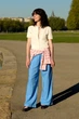 Укороченная рубашка свободного кроя JW ANDERSON UNIQLO в клетку 1159863607 (Розовый M) - изображение 7
