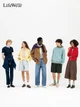 Укороченная рубашка свободного кроя JW ANDERSON UNIQLO в клетку 1159863607 (Розовый M) - изображение 10
