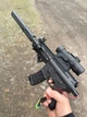 Страйкбольний автомат M416 на пластикових кулях, Автоматичний режим від акумулятора,62 см, лазер, USBзарядне - зображення 3