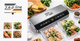 Вакуумный упаковщик Zepline ZP-00359 200 Вт с дисплеем Серебристый/Черный (Бытовой вакууматор для продуктов сухой/влажный режим с резаком) - изображение 1